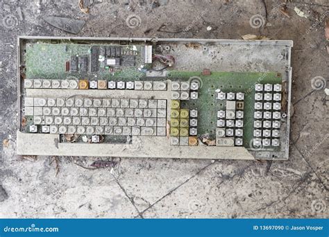 Broken Keyboard Stock Photo Image Of Button Plastic 13697090