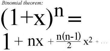 Phys208 Binomial Theorem