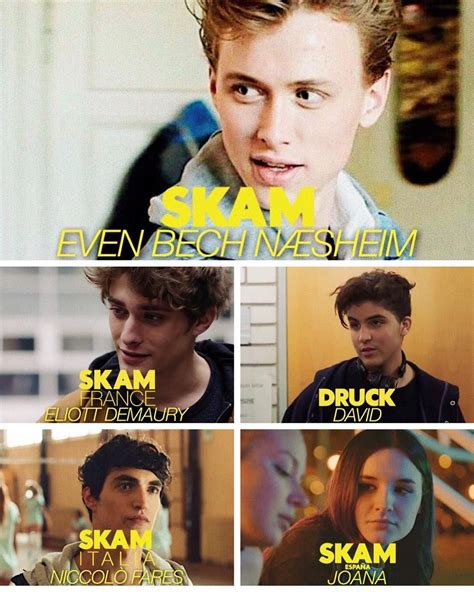 Skam Druck On Instagram “who Is Your Favorit Even Remake😏 After Today I Can Safely Say David