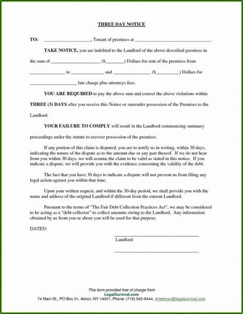 Editable Missouri Eviction Notice Template Word Example Posted By