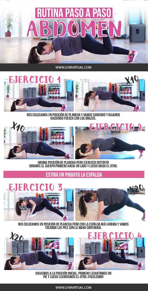 Rutina Paso A Paso Para Tonificar El Abdomen Gym Virtual