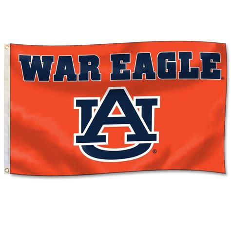 Aub Auburn 3 X 5 War Eagle House Flag Alumni Hall