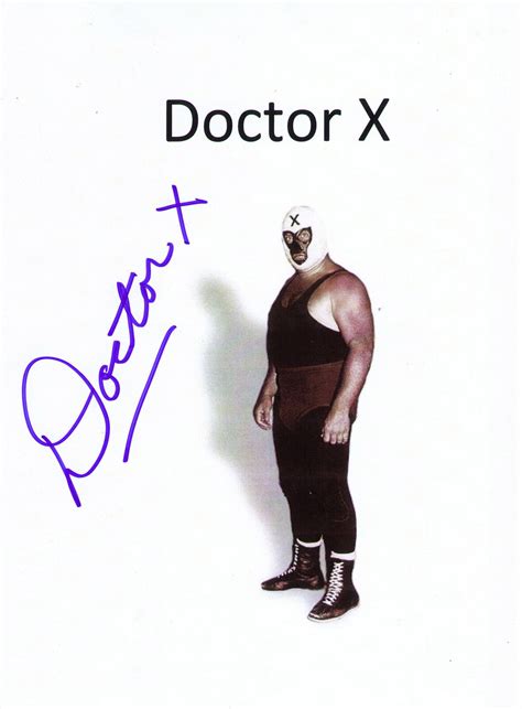The Destroyer Dick Beyer Doctor X Signed Auto Wrestler Coa Wwf Wwe Wwa