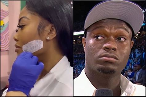 Video Of Moriah Mills Getting A Zion Williamson Face Tattoo