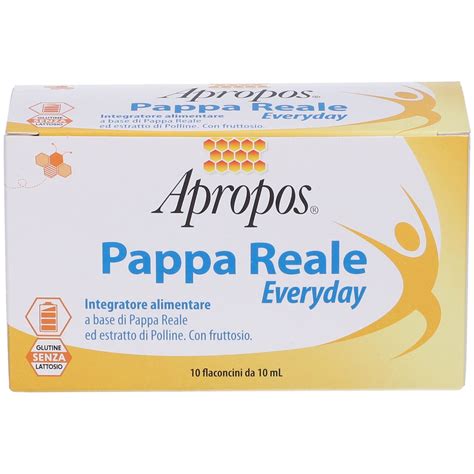 Apropos Pappa Reale Everyday 10 Flaconcini Da 10 Ml 10x10 Ml Redcare