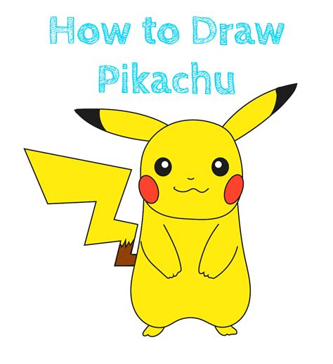How To Draw Chibi Pikachu Ascselean