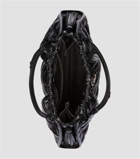 Gucci Black Medium Leather Deco Shoulder Bag Harrods Uk