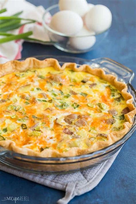 Easy Loaded Baked Potato Quiche Video The Recipe Rebel