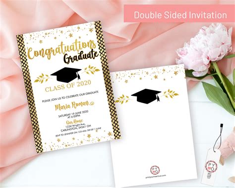 Free Downloadable Templates For Graduation Invitations Postergai