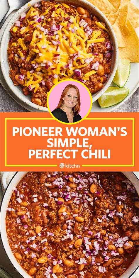 Ree drummond, also known as the pioneer woman, started sharing recipes and lifestyle tips on her blog in 2006 after moving back to oklahoma from she now has millions of followers on social media, several cookbooks and her own tv show. The Problem with The Pioneer Woman's Chili Recipe | Best ...