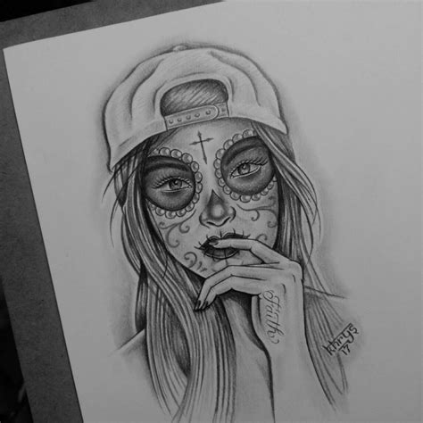 Ver más ideas sobre manualidades navideñas dibujos de navidad faciles manualidades. Catrina tattoo design Catrina dibujo tatuaje Draw by khrys | drawings | Pinterest | Flash ...