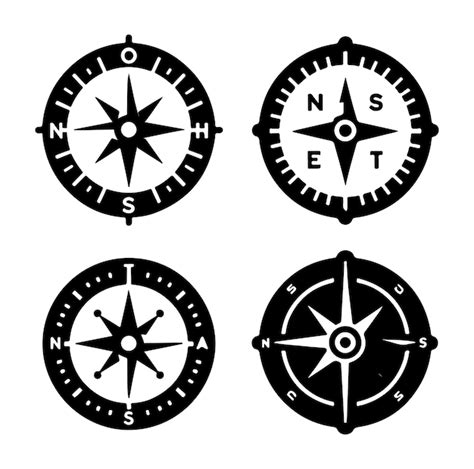 Premium Vector Vector Compass Rose With North South East And West