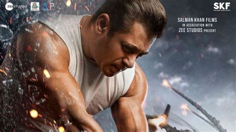 Radhe First Poster Salman Khan Returns To Screen In Action Mode