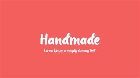 Handmade Font Download Free For Desktop And Webfont