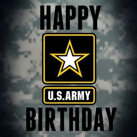 Happy Birthday Us Army Us Army Birthday Army Strong Us Army