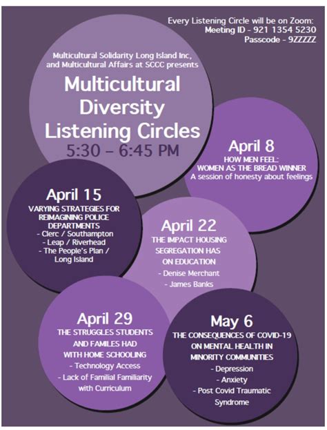 Multicultural Diversity Listening Circles 48 415 422 429 56