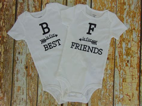 Best Friend Shirts Twin Baby Clothes Twin Shirts Best Etsy Best