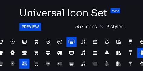 Figma Universal Icon Set Demo 60 Free Icons And A Full Preview Of