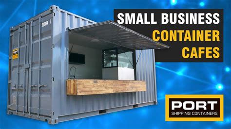 Container Cafe Built For Small Businesses Port Shipping Containers
