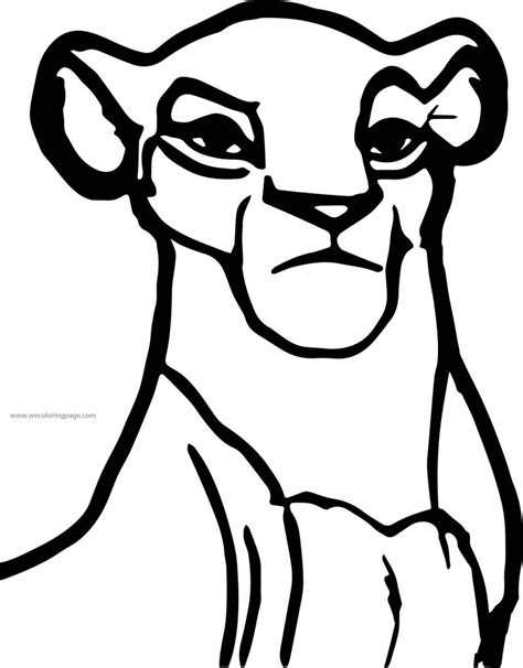 Sarafina Front View Coloring Page