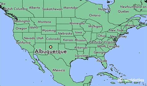 Where Is Albuquerque Nm Albuquerque New Mexico Map
