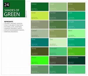 24 Shades Of Green Color Palette Graf1x Com
