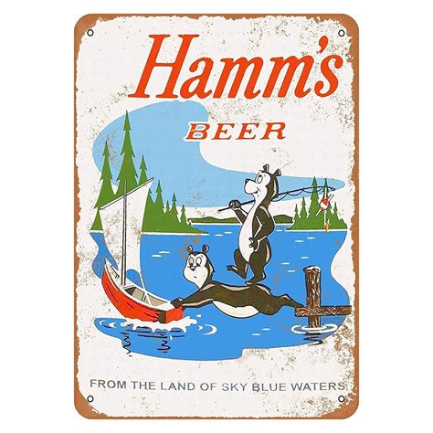 Vintage Hamms Metal Beer Sign Homebrew Finds