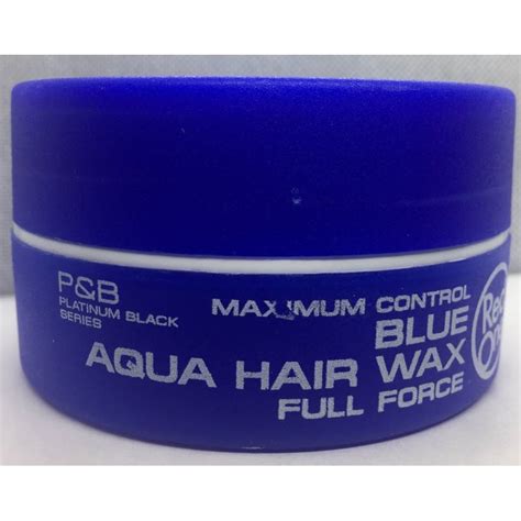 Red One Blue Aqua Hair Wax