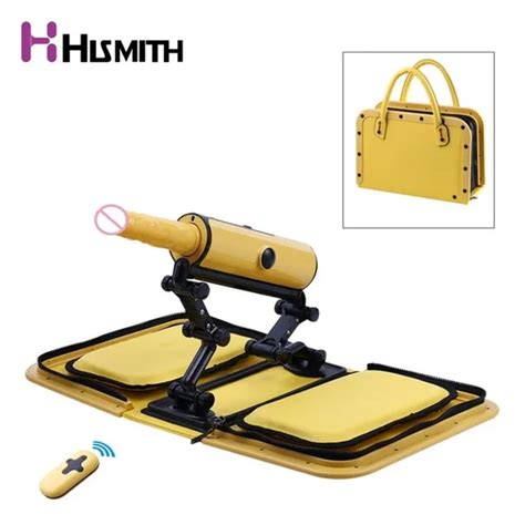 Hismith Portable Handbag Sex Machine With Bluetooth Remote Control Automatic Love Machine Gun