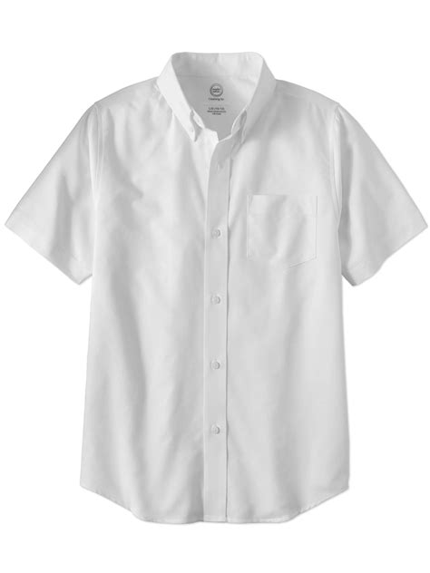 Boys School Uniform Short Sleeve Oxford Shirt
