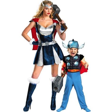 Thor Mommy And Me Costumes Superhero Halloween Costumes Thor