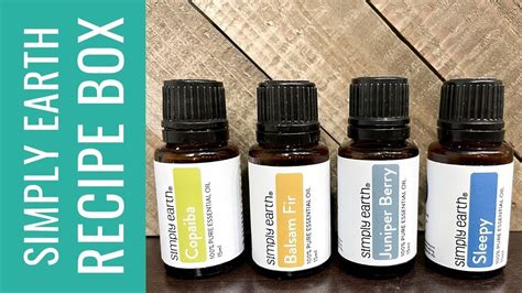 Simply Earth Essential Oils Subscription Box Rest And Relaxation