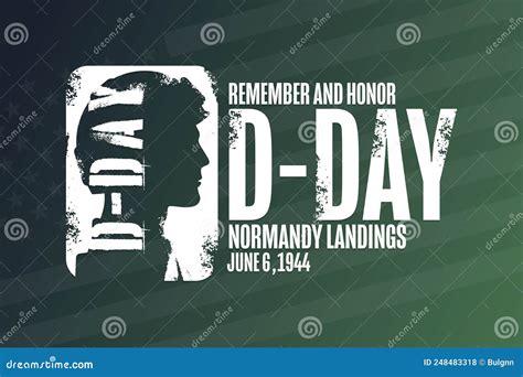D Day Normandy Landings Remember And Honor June 6 1944 Holiday