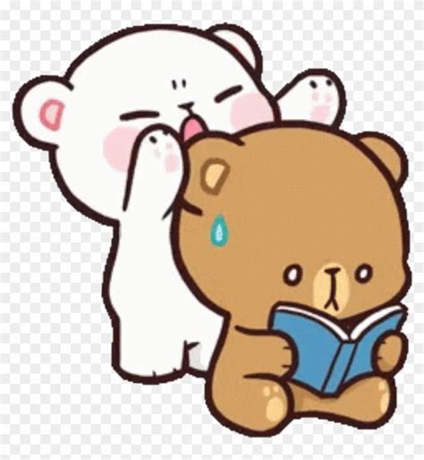 milkandmocha hug cute bears happy kawaii freetoedit m