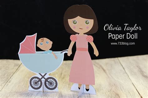 Olivia Taylor Printable Paper Doll Inspiration Made Simple