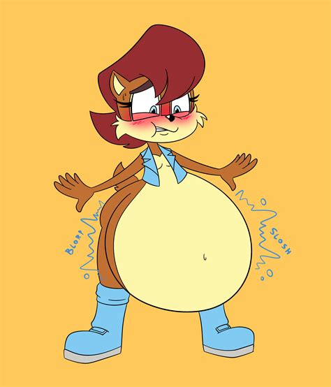 Water Bloated Sally Acorn By Maxex98 On Deviantart