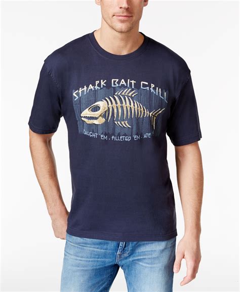 Newport Blue Mens Shark Bait Grill T Shirt T Shirts Men Macys