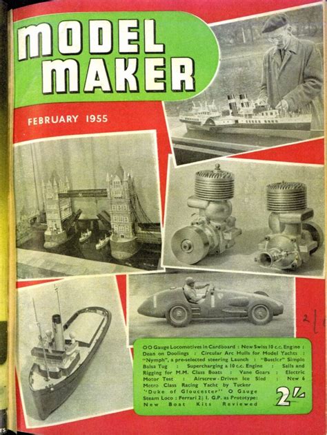 Model Maker February 1955 Vintage History In Magazines Slotforum