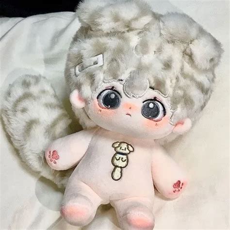 New 20cm Plush Naked Dolls Big Tails Cute Stuffed Customization Figure