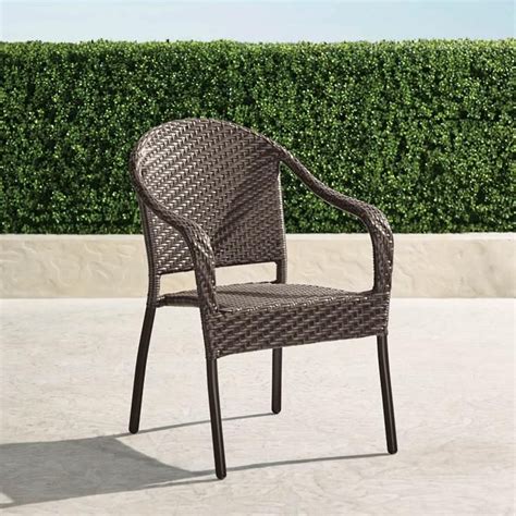 Cafe Curved Back Stacking Chairs Set Of Four Frontgate Furniture