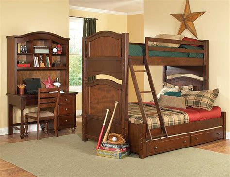 Discover kids bedroom and nursery ideas that are fashionable and fun. Brown Cherry Kids bedroom Set HE422 | Kids Bedroom