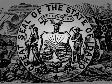 A Great Seal For A Great State Idaho Forged