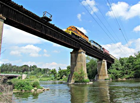 Train Bridge Over The Grand River Photo Grand River Conse Flickr