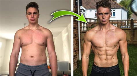 2 Month Body Transformation My 1 Year Body Transformation Youtube