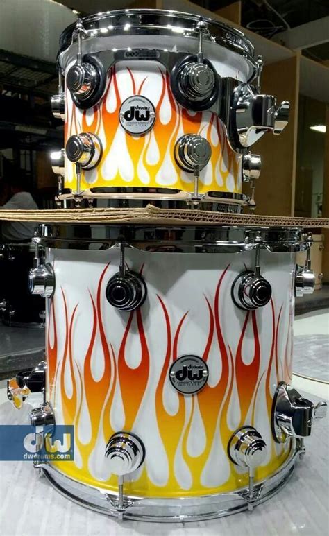 These Drums Are On Fire Drum Wrap Drums Wallpaper Dw Drums Drummer