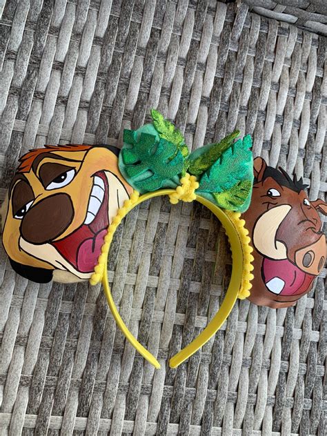 Timon And Pumba Minnie Ears Etsy