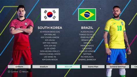 South Korea Vs Brazil International Friendly Youtube