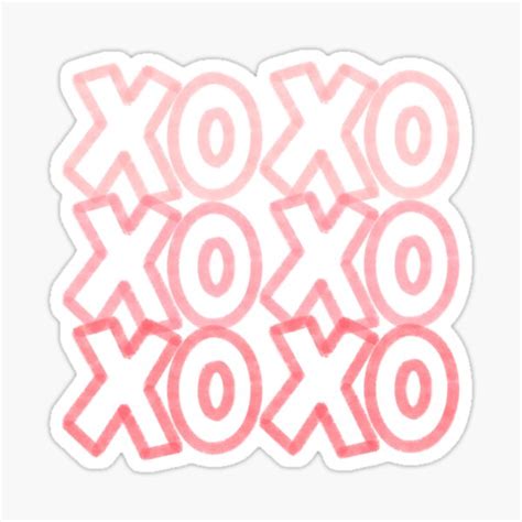 xoxo stickers redbubble