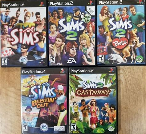 The Sims Games Playstation 2 Ps2 Tested Ebay