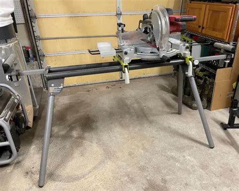 Ryobi Miter Saw Stand Steel Universal Fit With Mounting Brackets